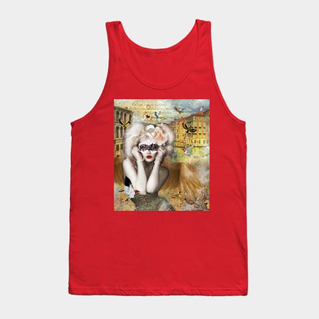 Golden Angel Tank Top by Aurora design